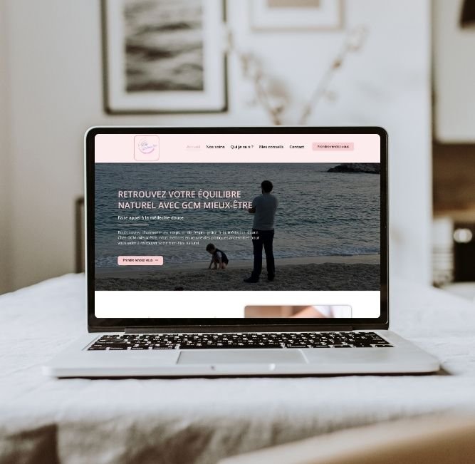 Réalisation site vitrine thérapeute