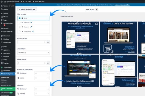 configurer affichage