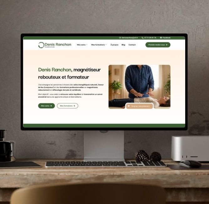 création site internet thérapeute