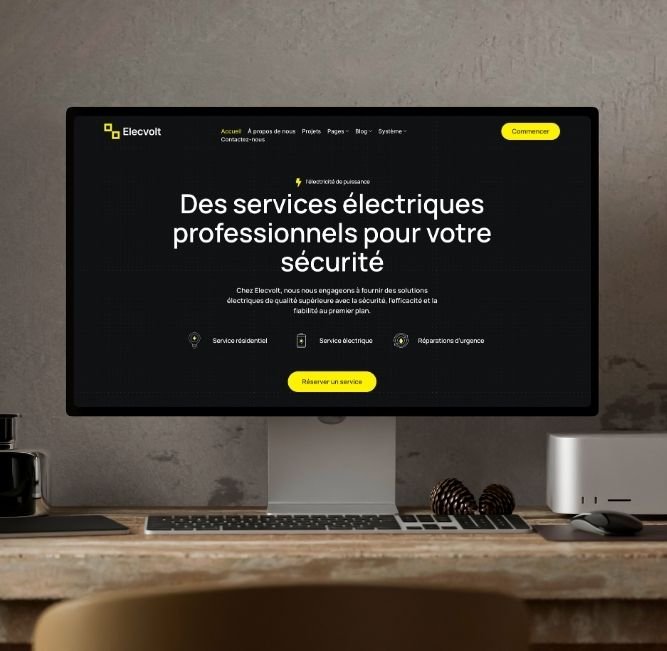 creation site internet electricien