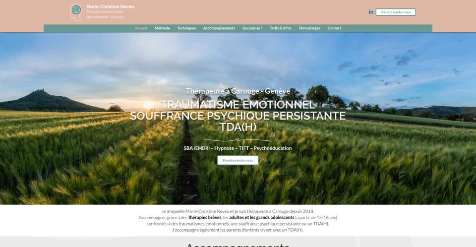 site pour therapeute