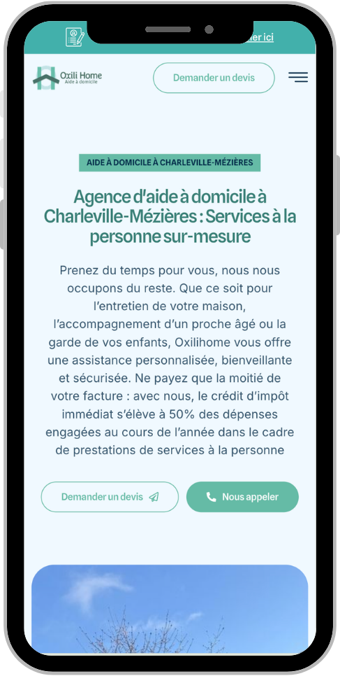 creation site internet aide a domicile